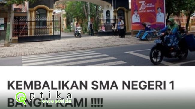 Tiga Ribu Orang Tanda Tangani Petisi Tolak Perubahan SMAN 1 Bangil Jadi