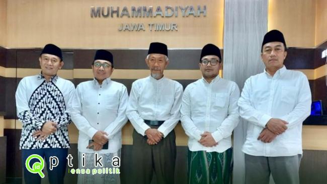 Bahas Isu Strategis PWNU Jatim Silaturahmi Ke PW Muhammadiyah Jatim