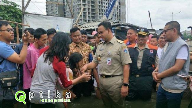 Anies Banjir Di Jakarta Sekarang Lebih Cepat Surut Dibandingkan Tahun