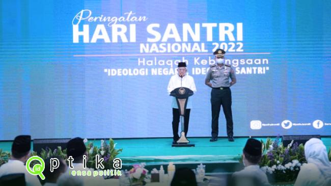 Hari Santri Nasional Maruf Amin Beri Pesan Ini