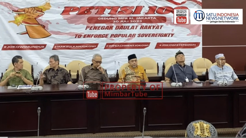 Petisi Tegakkan Kedaulatan Rakyat Untuk Tuntut Jokowi Melalui Mpr