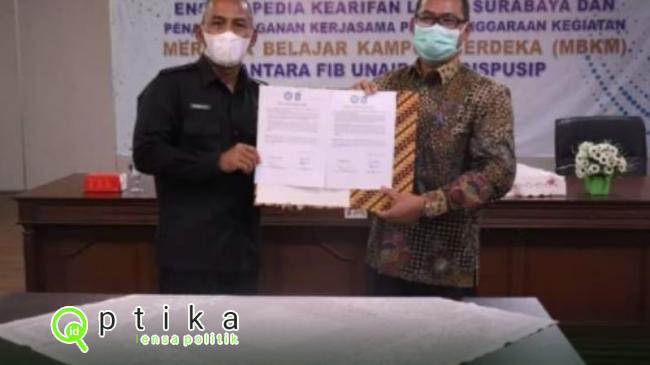 Dekan FIB Unair Serahkan Naskah Ensiklopedia Kearifan Lokal Surabaya ...