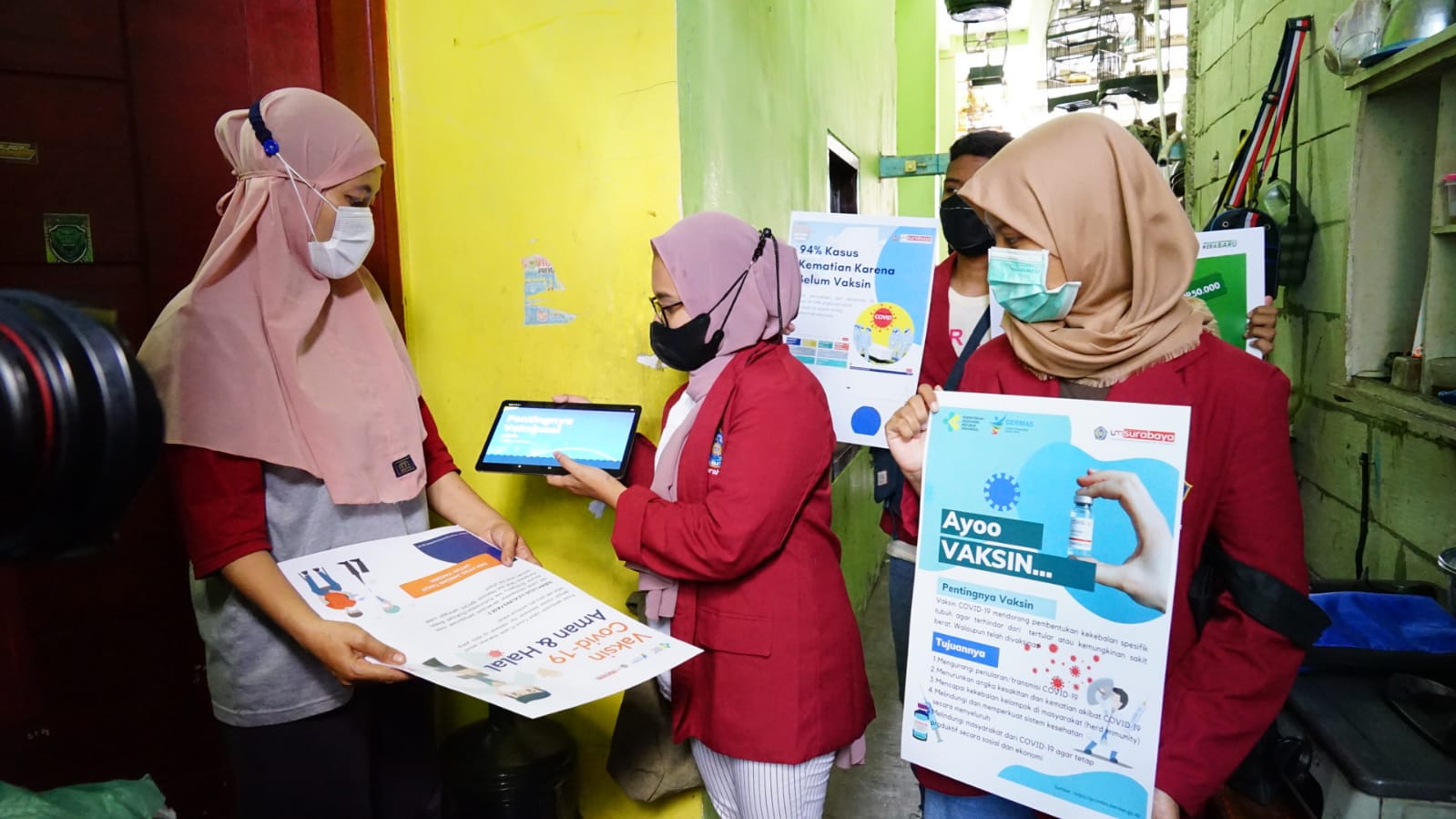 Inovasi Universitas Muhammadiyah Surabaya: Vaksin dengan Cara Drive Thru