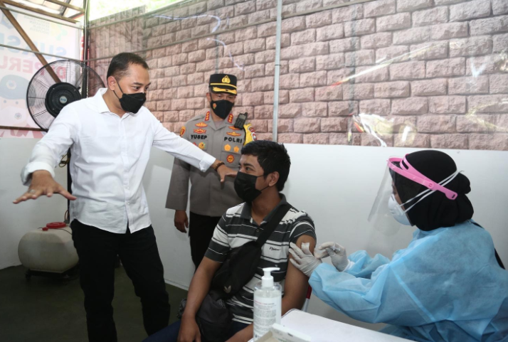 Vaksinasi Bersama Relawan Bodrexs, Wali Kota Apresiasi Inisiasi Warga
