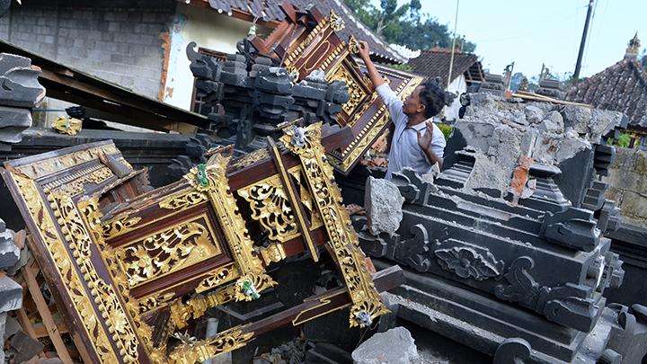 Gempa Berkekuatan 4,8 Magnitudo Guncang Bali, Sejumlah Bangunan Hancur