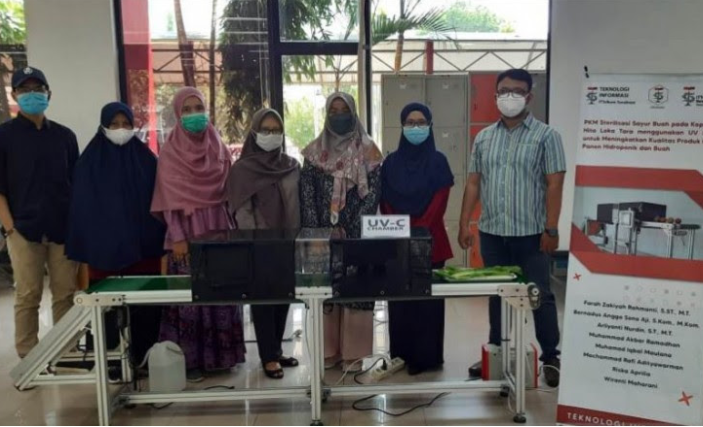 IT Telkom Surabaya Ciptakan Alat Sterilisasi Buah dan Sayur