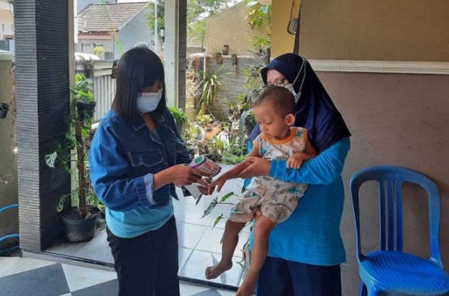 Pemkot Kediri Hadirkan Layanan Posyandu Drive Thru