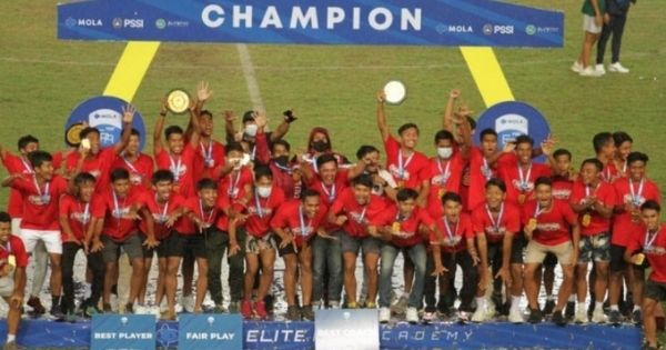 Bali United Kampiun Elite Pro Academy Liga 1 U-18 2021