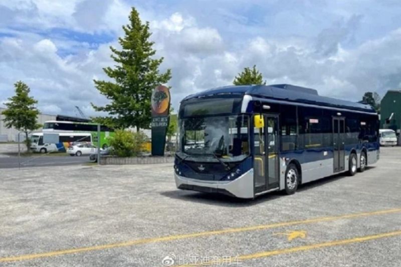 Bus Listrik BYD Mulai Diluncurkan di Selandia Baru