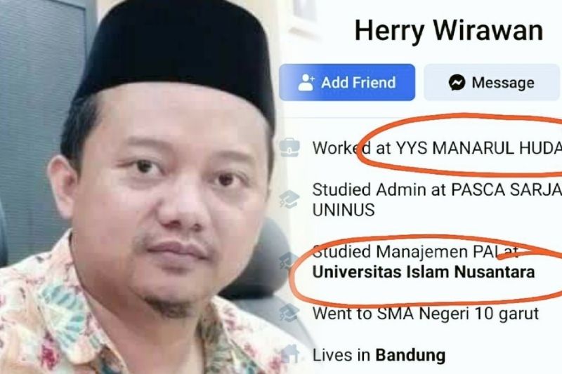 Herry Wirawan Predator Seksual Bukan Seorang Guru