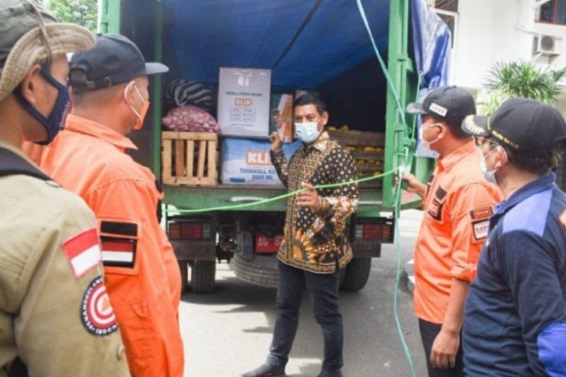 Wali Kota Kediri Berangkatkan Bantuan Logistik dan Obat-obatan ke Lumajang