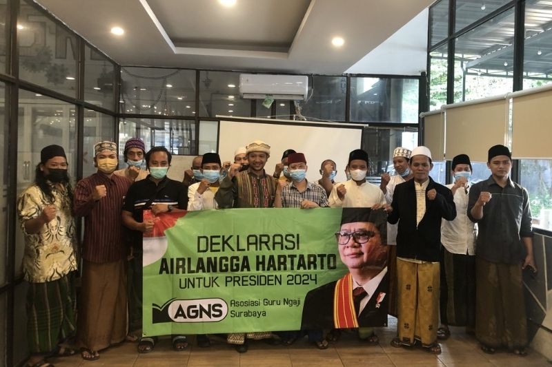 Asosiasi Guru Ngaji Surabaya Deklarasi Dukung Airlangga Capres 2024!