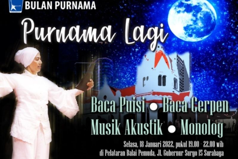 Bengkel Muda Surabaya Gelar "Bulan Purnama Lagi"