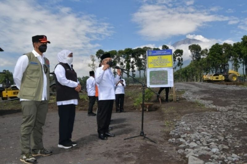 Huntara Korban Awan Panas Gunung Semeru, Ditarget Siap Huni Saat Lebaran