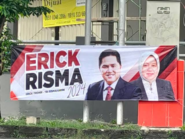 Baliho Erick-Risma Bertebaran, Pengamat: Hanya Cek Ombak