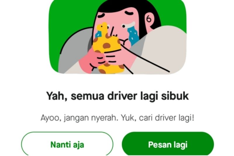 Akibat Aksi Demo Besar-besaran Ojol Jatim, Aplikasi Shopeefood, Grab dan Gojek Lumpuh