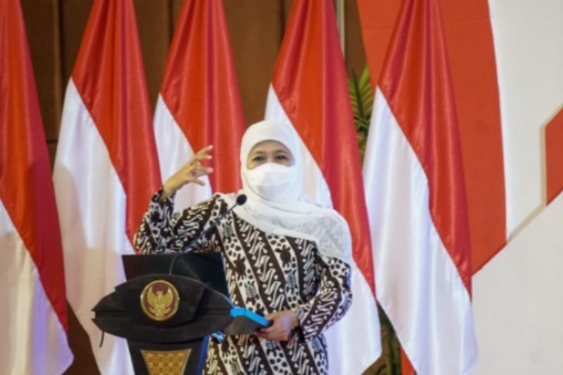 Lima Wilayah Jatim PPKM level 1, Gubernur Khofifah: 'Gas Terus' Percepat Vaksinasi dan Tetap Waspada