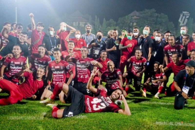 Meski Kalah Lawan Persebaya, Bali United Pastikan Gelar Juara Liga 1