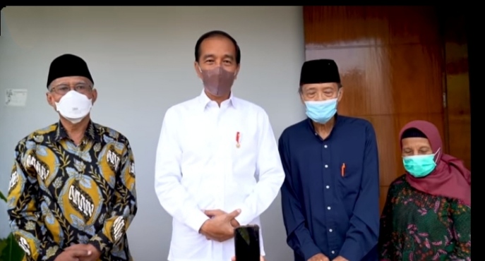 Sudah Membaik, Jokowi Jenguk Buya Syafii Ma'arif