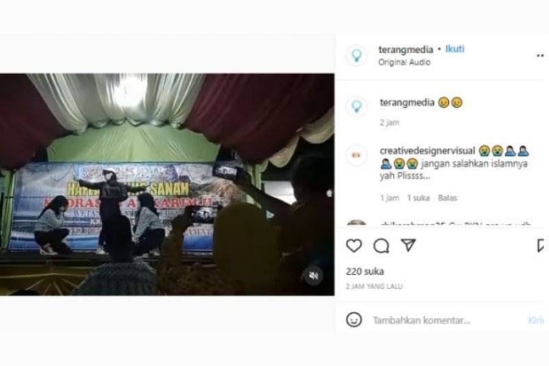 Viral Aksi Joget TikTok di Acara Haflah, Kepala Madrasah Angkat Bicara