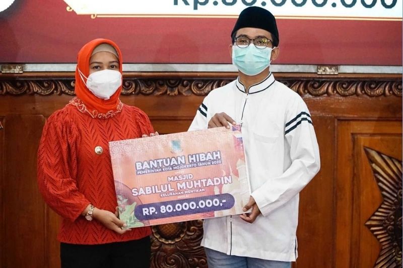 Dana Hibah Sebesar Rp 6,9 Miliar Telah Digelontorkan Pemkot Mojokerto