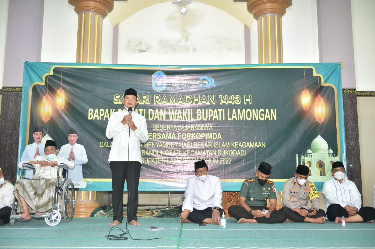 Safari Ramadan, Pasar Sembako Murah di Lamongan Diserbu Pembeli