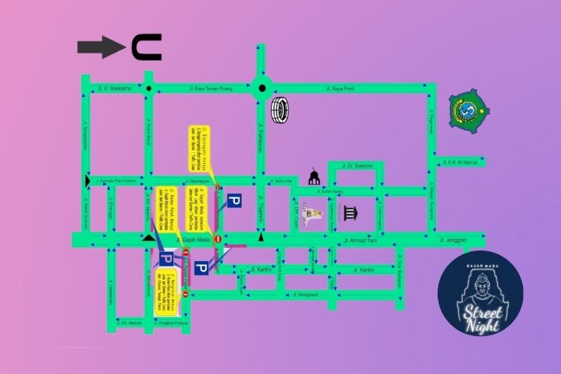Sejumlah Ruas Jalan Akan Ditutup Saat Gajah Mada Street Night Sidoarjo, Berikut Titiknya