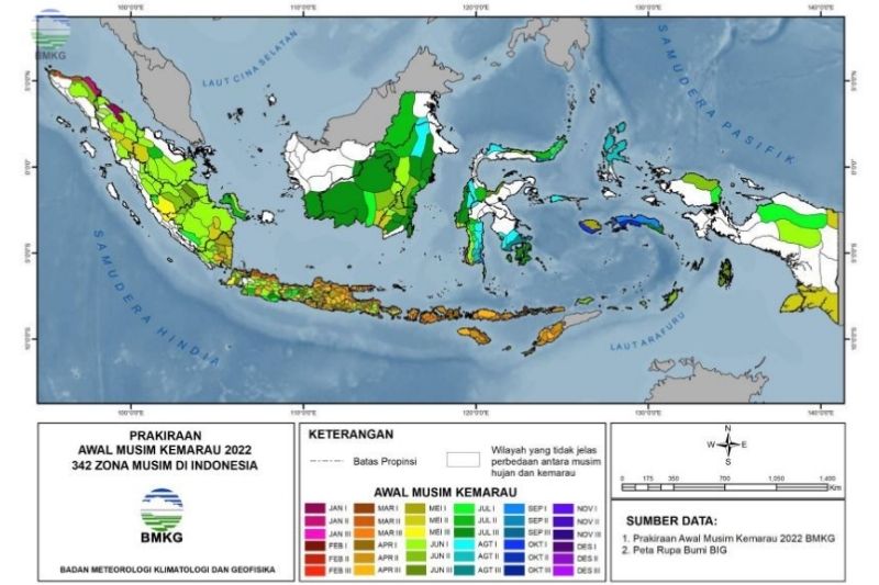 Jatim Masuki Musim Kemarau, Potensi Hujan Disertai Petir Masih Ada