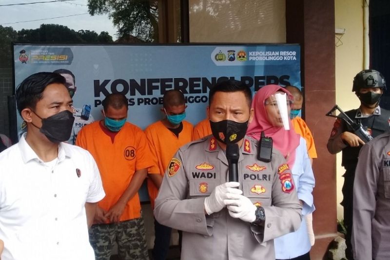 Polres Probolinggo Bekuk Pelaku Perampokan Uang Nasabah Bank