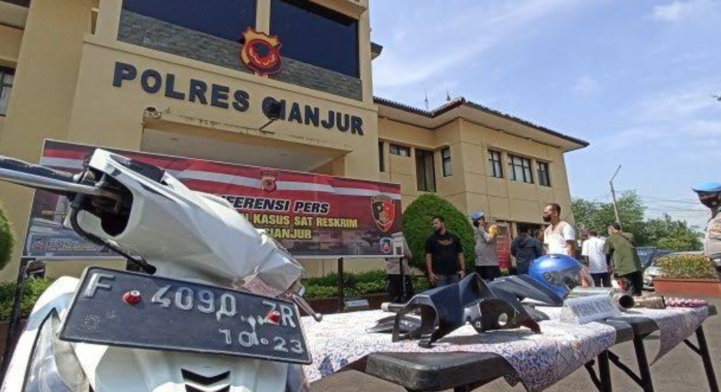 Remaja Penggeber Motor Saat Salat Ied di Cianjur Akhirnya Ditangkap