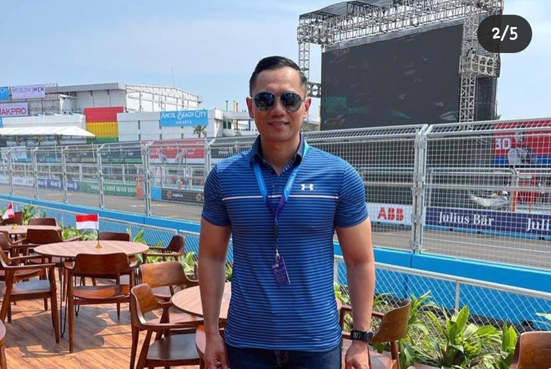 AHY Nonton Langsung Formula E, Jagokan Pembalap Keturunan Indonesia