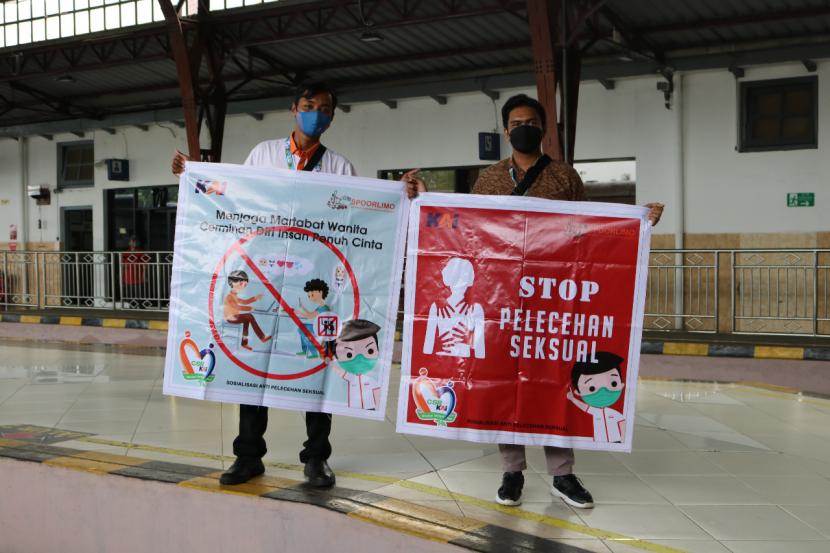 Antisipasi Pelecehan Seksual, KAI Surabaya Gelar Kampanye di Stasiun Gubeng