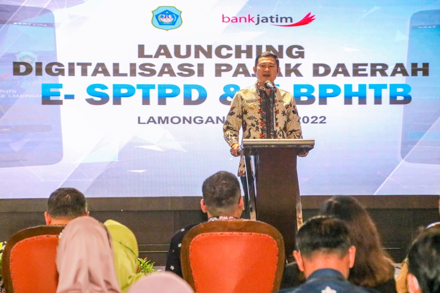 Beri Kemudahan Tertib Pajak, Lamongan Launching E-SPTPD dan E-BPHTB