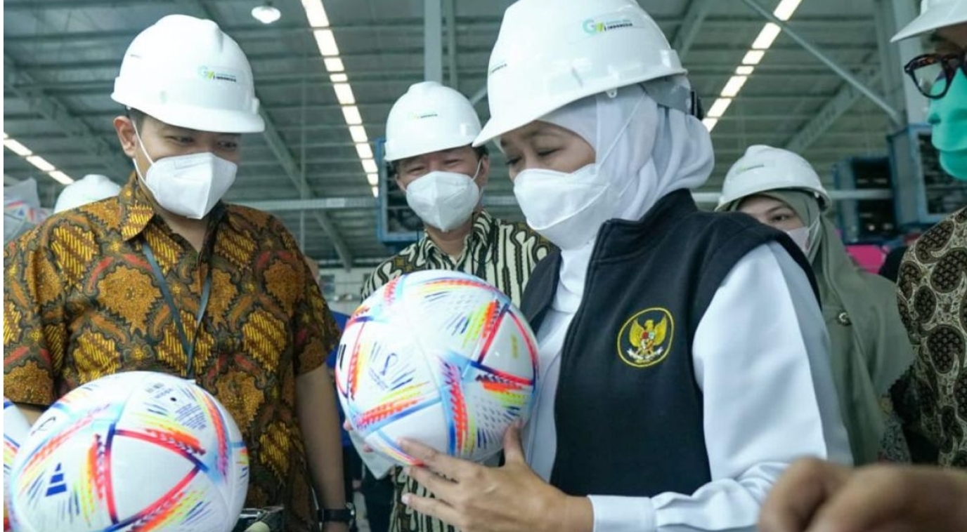 Bola Resmi Piala Dunia 2022 Diproduksi di Madiun, Loh!