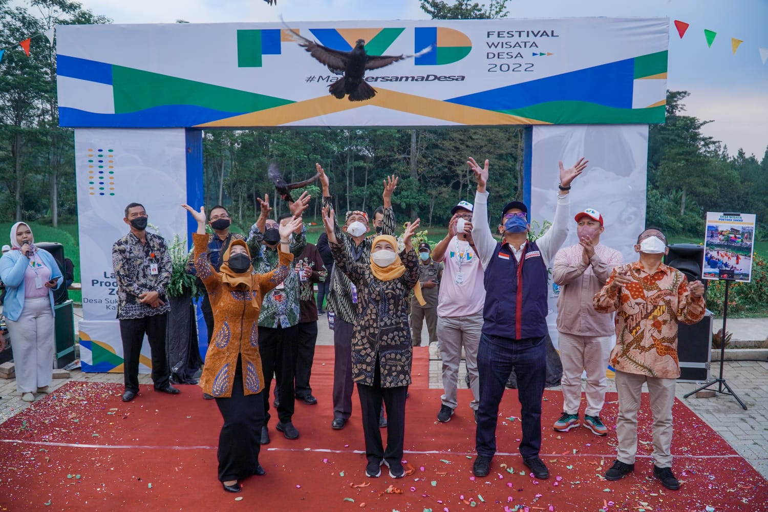 Gubernur Jatim Resmikan Zona KIP di Desa Wisata Poetoek Soeko Mojokerto