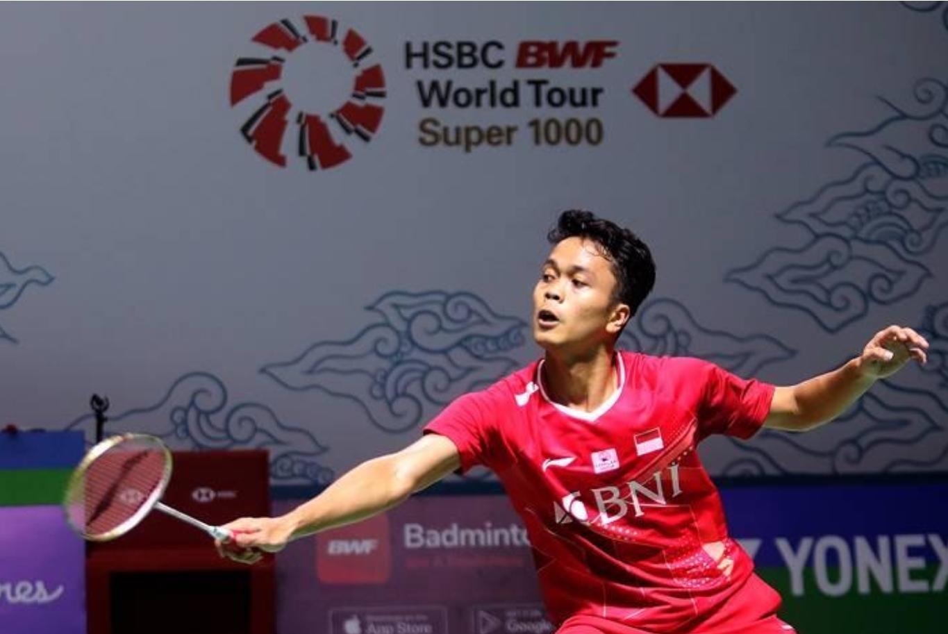 Indonesia Open 2022: Ginting Amankan Tiket 16 Besar