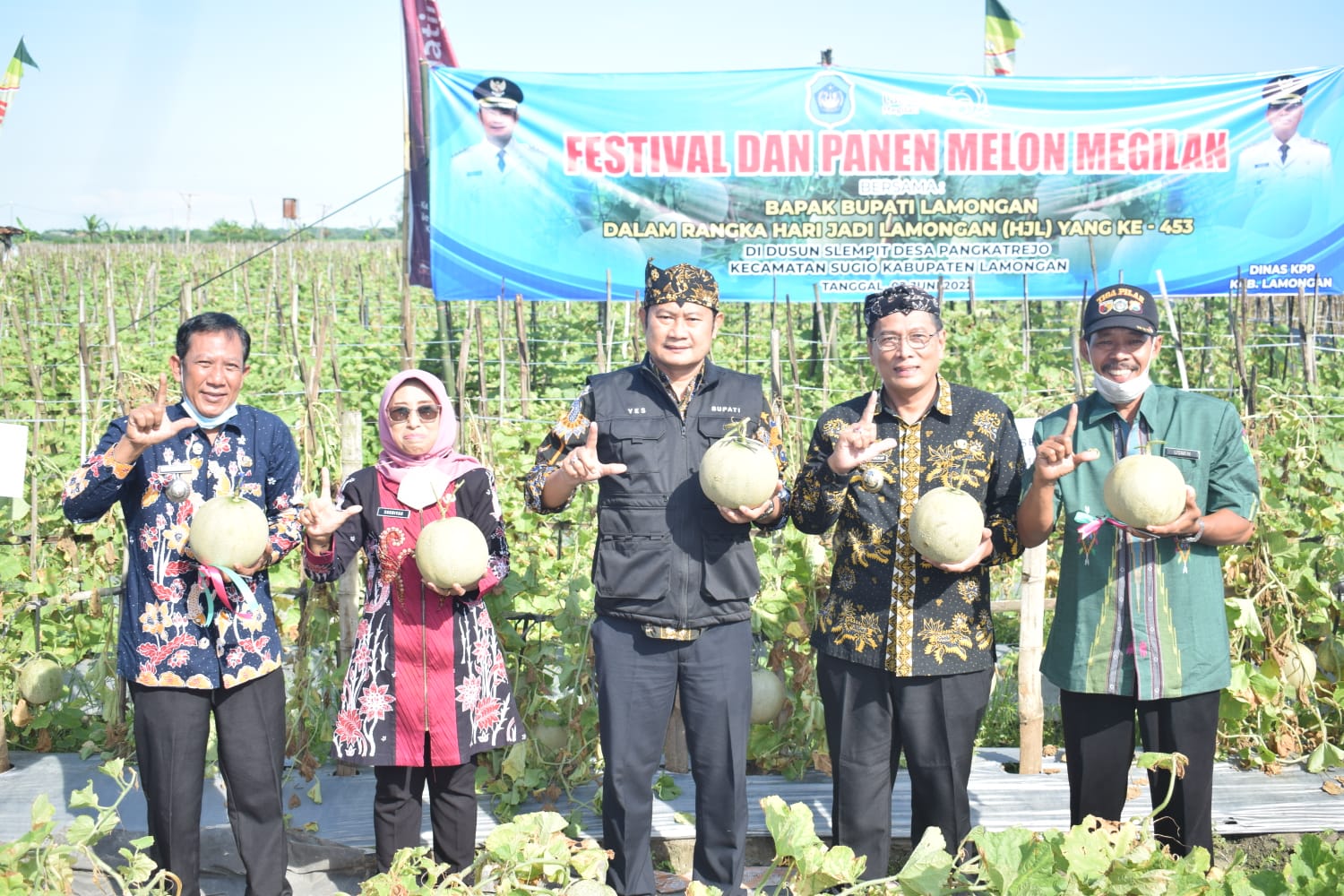 Jadikan Melon Branding Hortikultura Lamongan