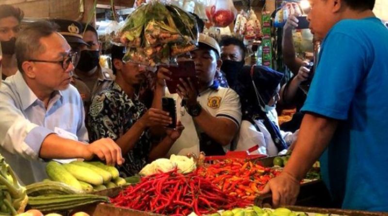 Soal Harga Cabai- Bawang Naik, Mendag Zulhas Anggap 'Bonus Tahunan' Petani