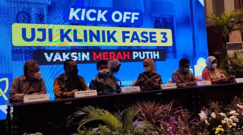 Uji Coba Fase 3 Vaksin Merah Putih Libatkan 4000 Relawan dan Butuh Waktu 6 Bulan