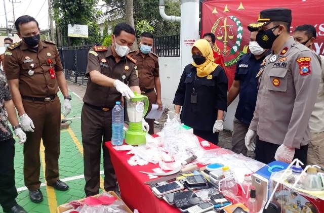 Barang Bukti 1,4 Kg Sabu Sabu Dimusnahkan Kejari Surabaya