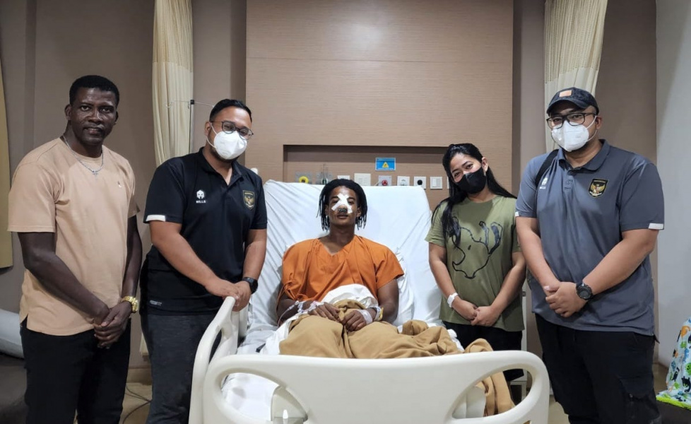 PSSI: Operasi Hidung Ronaldo Kwateh Berjalan Lancar