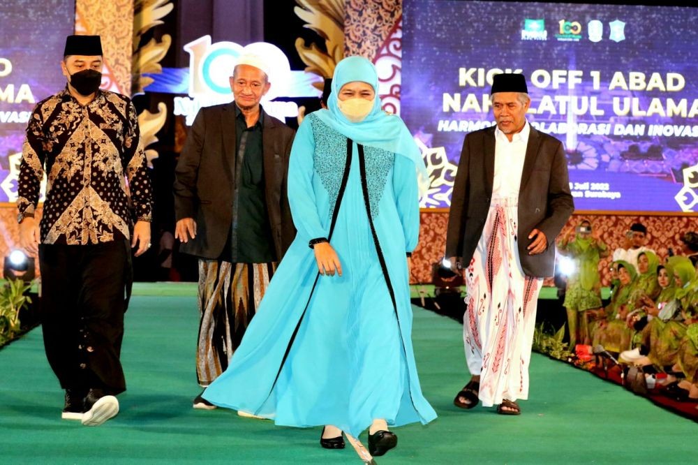 Tupal Fashion Night Busana Muslim Tandai Kick Off 1 Abad Nahdlatul Ulama di Jatim