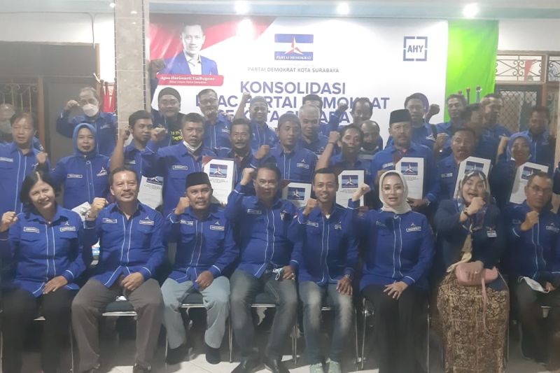 12 DPAC Baru Diangkat DPC Demokrat Surabaya
