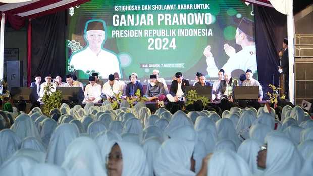 Ganjar Pranowo Didoakan Ulama Jawa Barat Jadi Presiden 2024