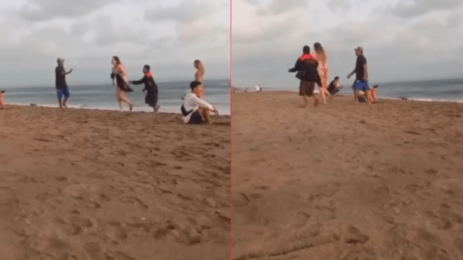 Heboh! Bapak-Bapak Rekam Pantat Bule di Pantai Pulau Bali