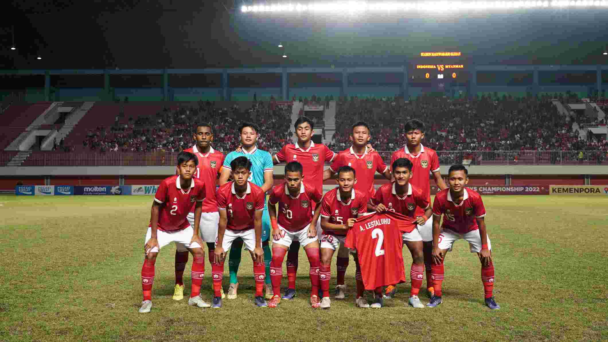 Piala AFF U-16: Kalahkan Taktik Bertahan Myanmar, Timnas Indonesia Melaju ke Final