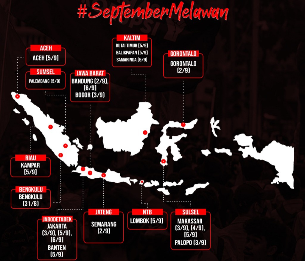 Dampak BBM Naik, Gerakan #SeptemberMelawan Akan Terus Dilakukan Mahasiswa