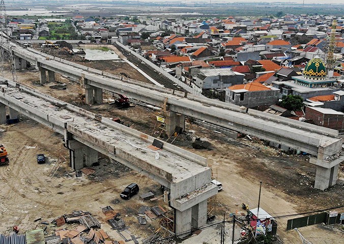 Jelang Akhir Triwulan III, Pembangunan Infrastruktur di Surabaya Capai 49,5 persen