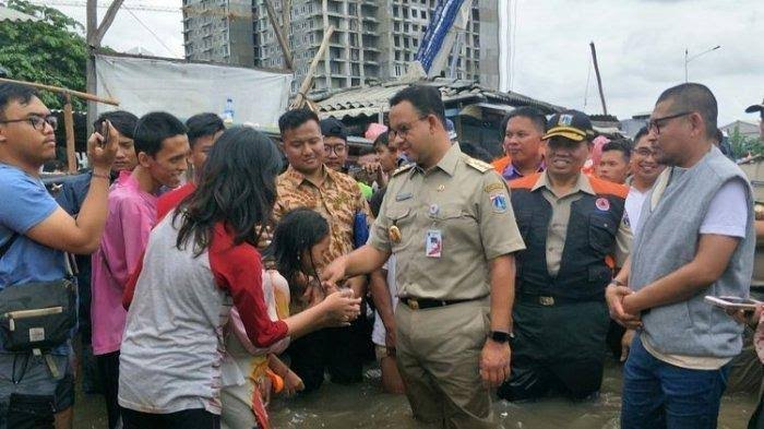 Anies: Banjir di Jakarta Sekarang Lebih Cepat Surut, Dibandingkan Tahun 2015