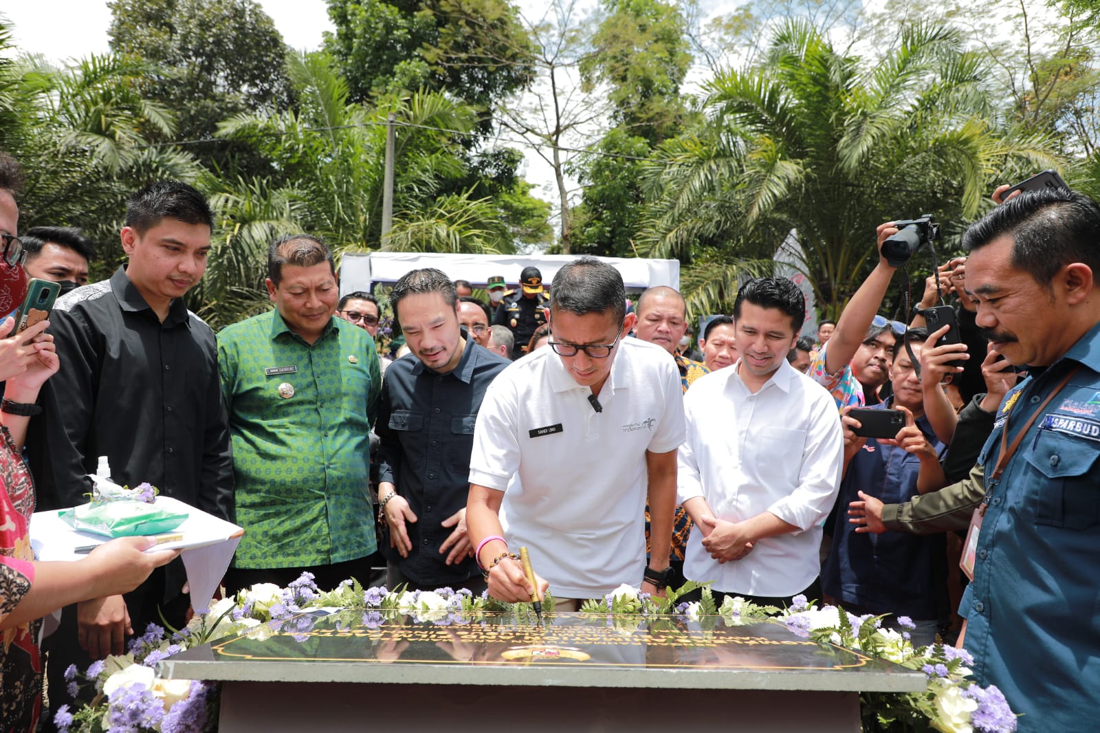 Emil Dampingi Menparekraf Resmikan Kampung Animasi KEK Singhasari